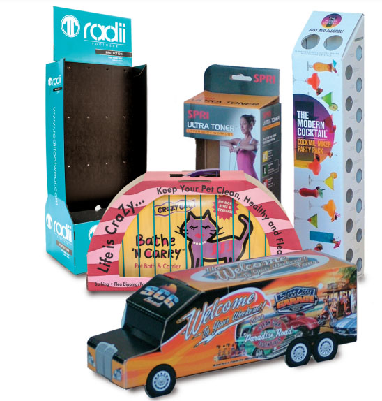 Custom corrugated box and display manufacturer