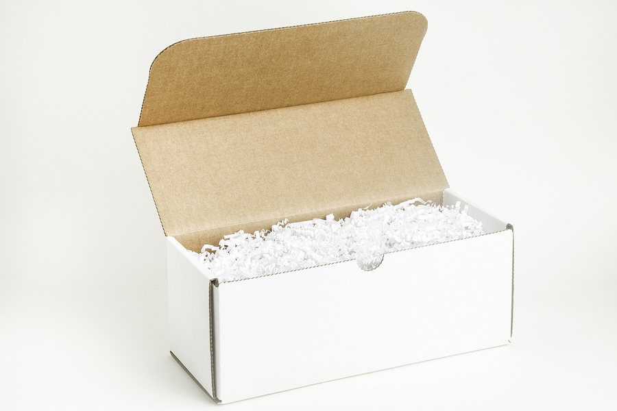 open white rectangular card